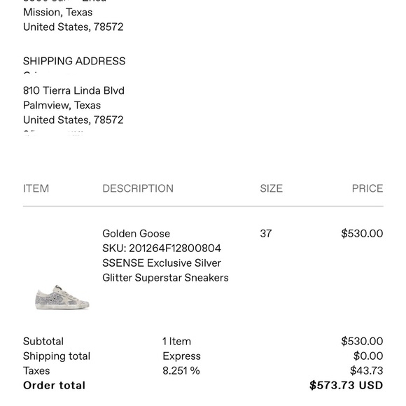 🌟🌟NEW GOLDEN GOOSE SNEAKERS🌟🌟 - Picture 8 of 9